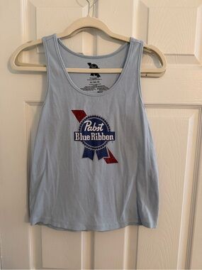 Pabst Blue Ribbon Light Blue Women's Tank Top